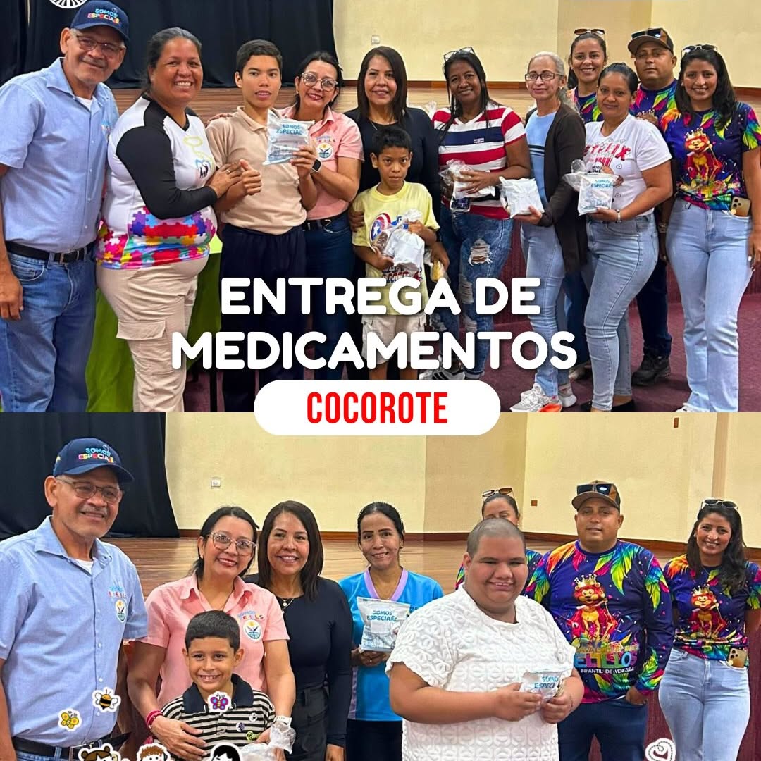 El programa Somos Especiales entrega medicamentos para 2 meses de tratamiento. 💊✨

Gracias al inca...
